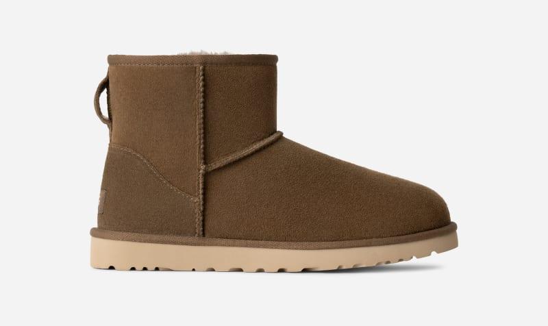 Mens Classic Heritage Suede & Shearling Classic Mini Bomber Boots Product Image