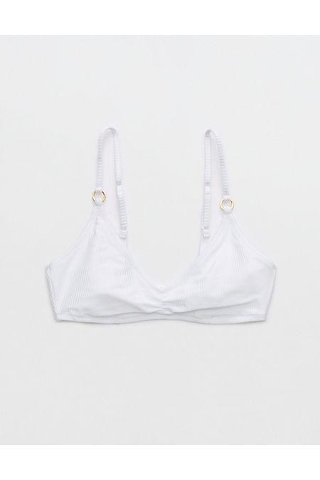 Aerie Beach Babe Shine Rib Voop Bikini Top Women's Product Image