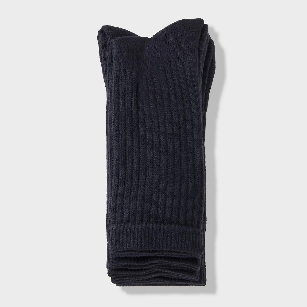 Men's Crew Socks 5pk - Dealworthy™ 6-12: Cushioned Sole, Midweight Knit, Product Image