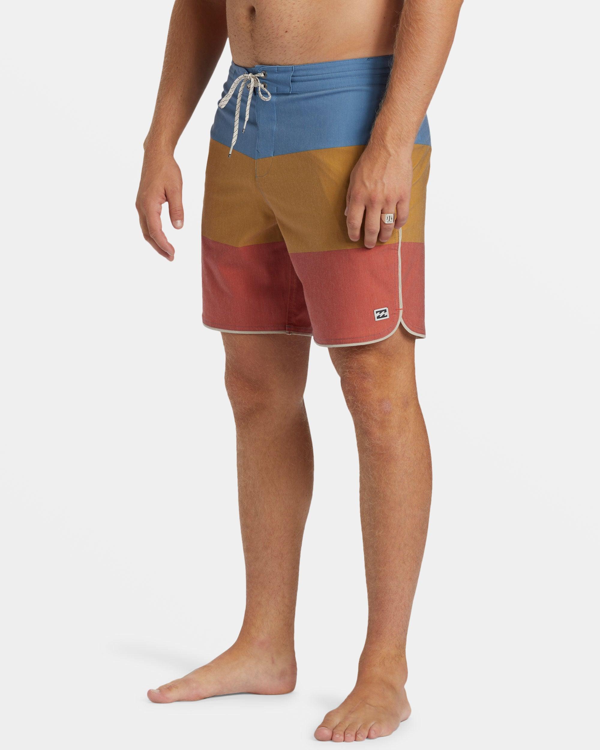 73 Lo Tide 18" Boardshorts - Dusty Red Male Product Image