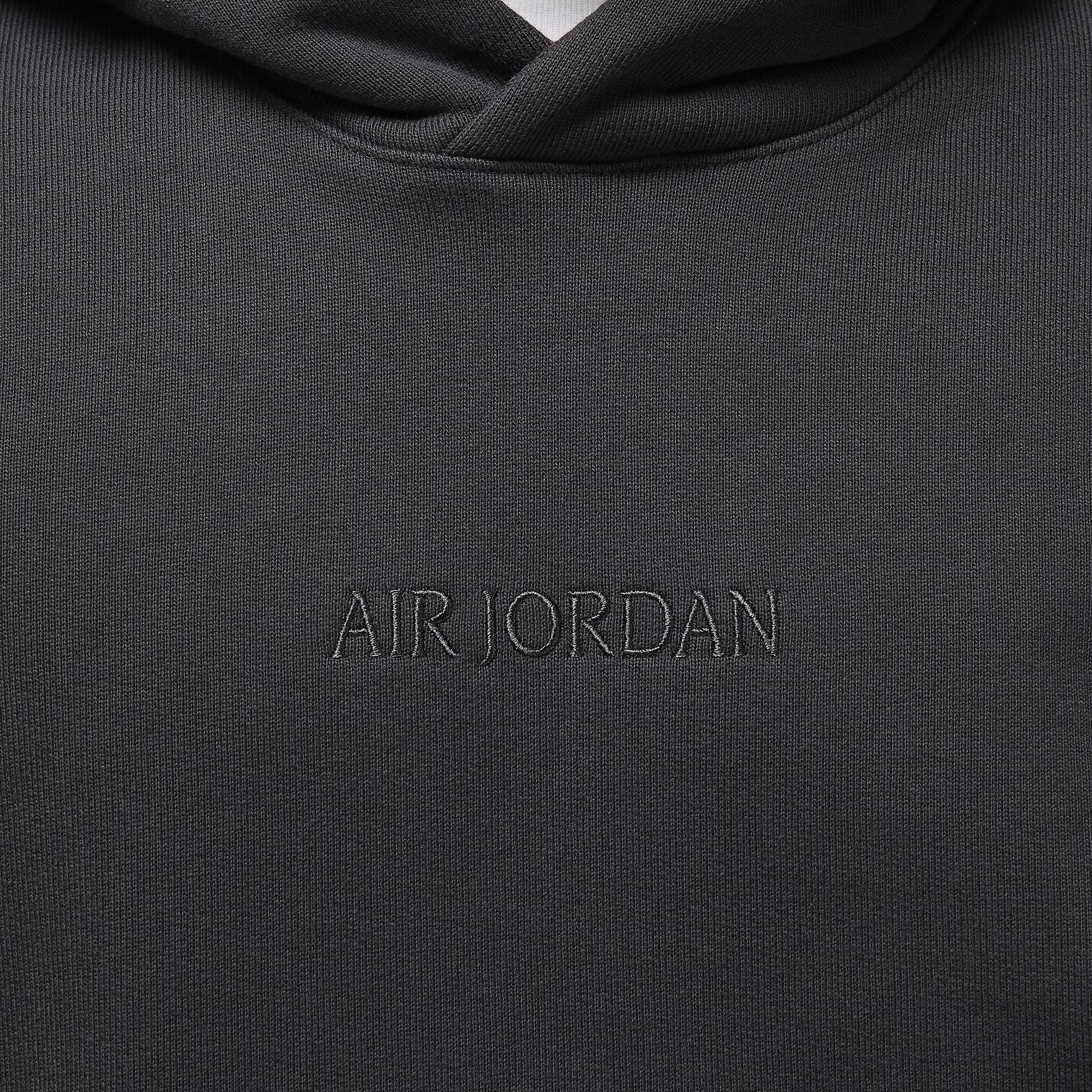 Air Jordan Wordmark Men's Fleece Pullover Hoodie Product Image