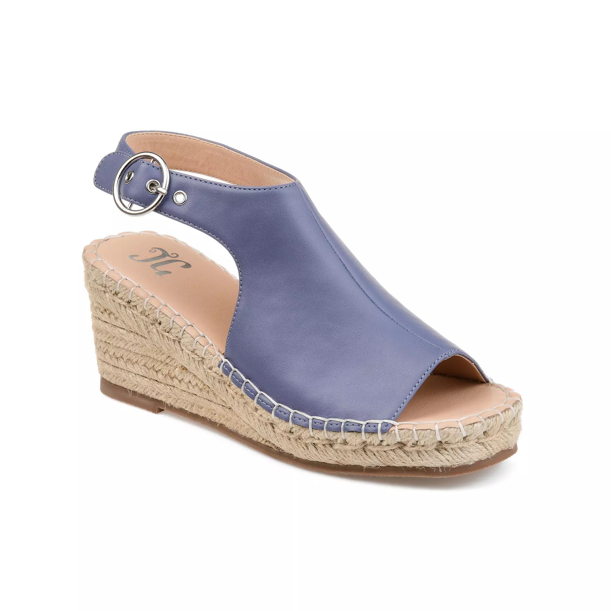 Journee Crew Womens Espadrille Wedges Product Image