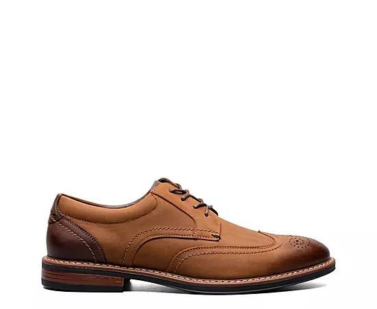 Nunn Bush® Centro Flex Men's Wingtip Toe Oxford Dress Shoes, Size: 9.5, Brown Product Image