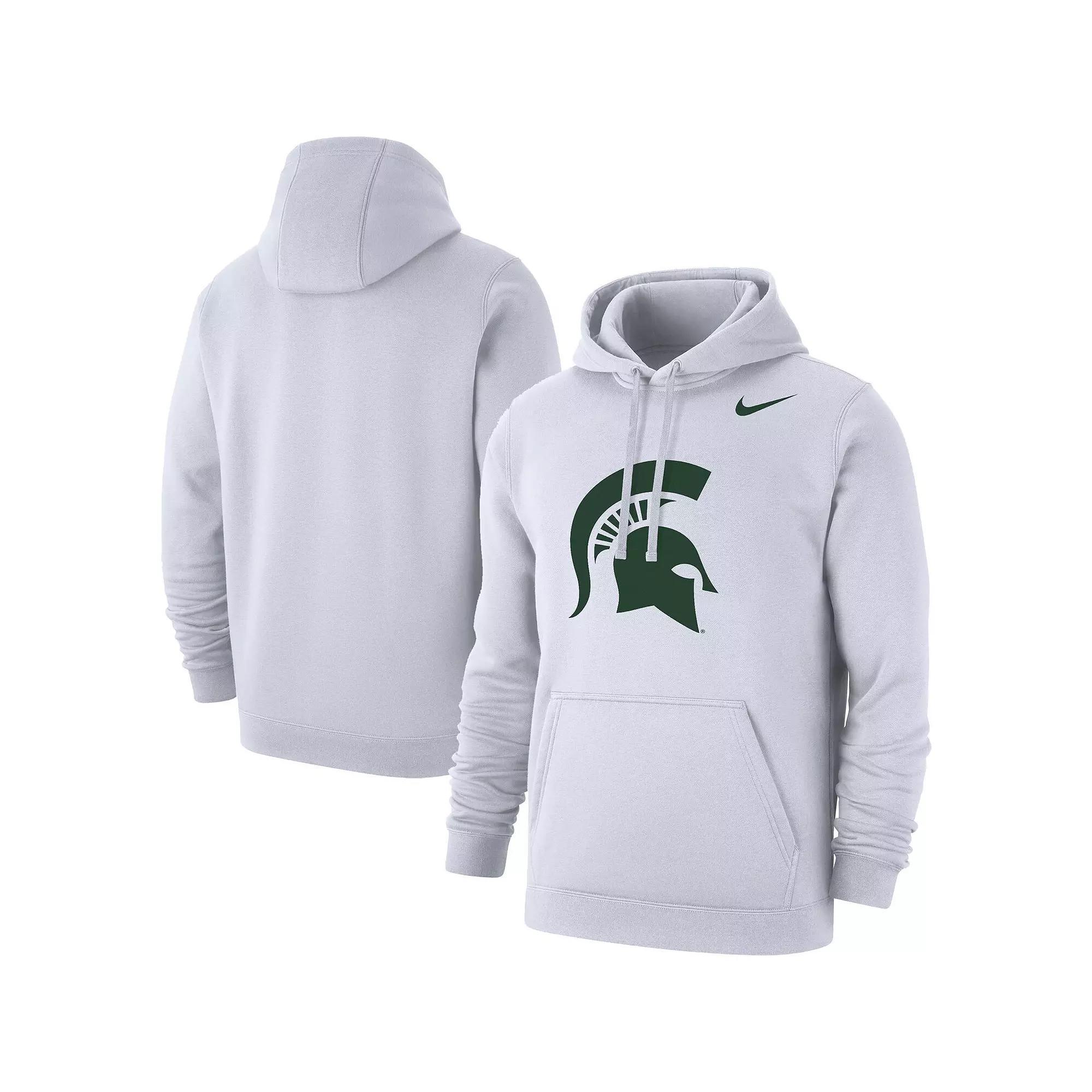Mens Nike Michigan State Spartans Logo Club Pullover Hoodie Product Image