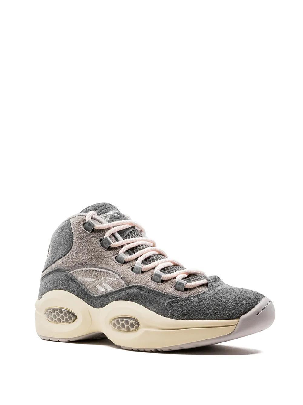 Question Mid "Grey Suede" sneakers Product Image