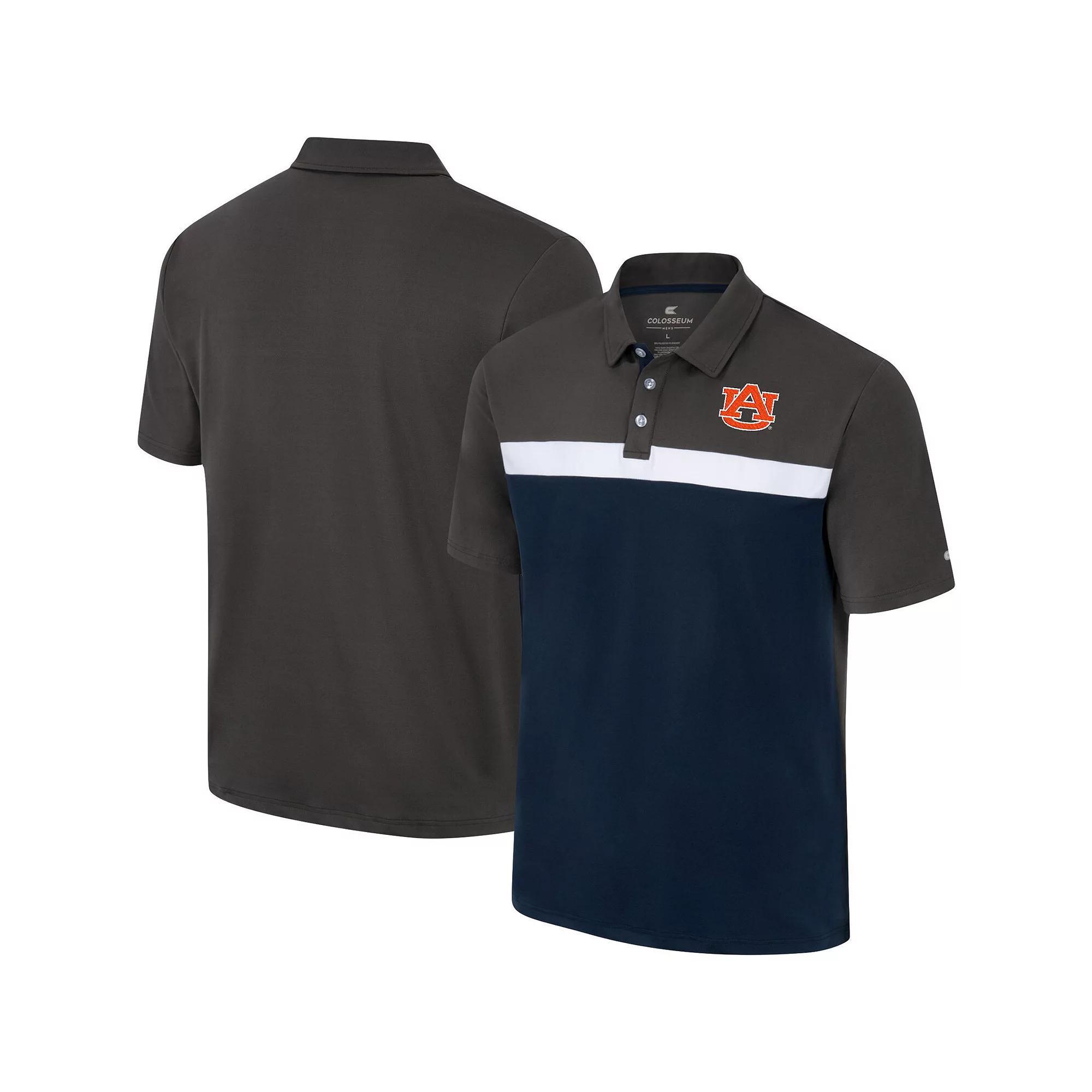Mens Colosseum Charcoal Auburn Tigers Two Yutes Polo Product Image