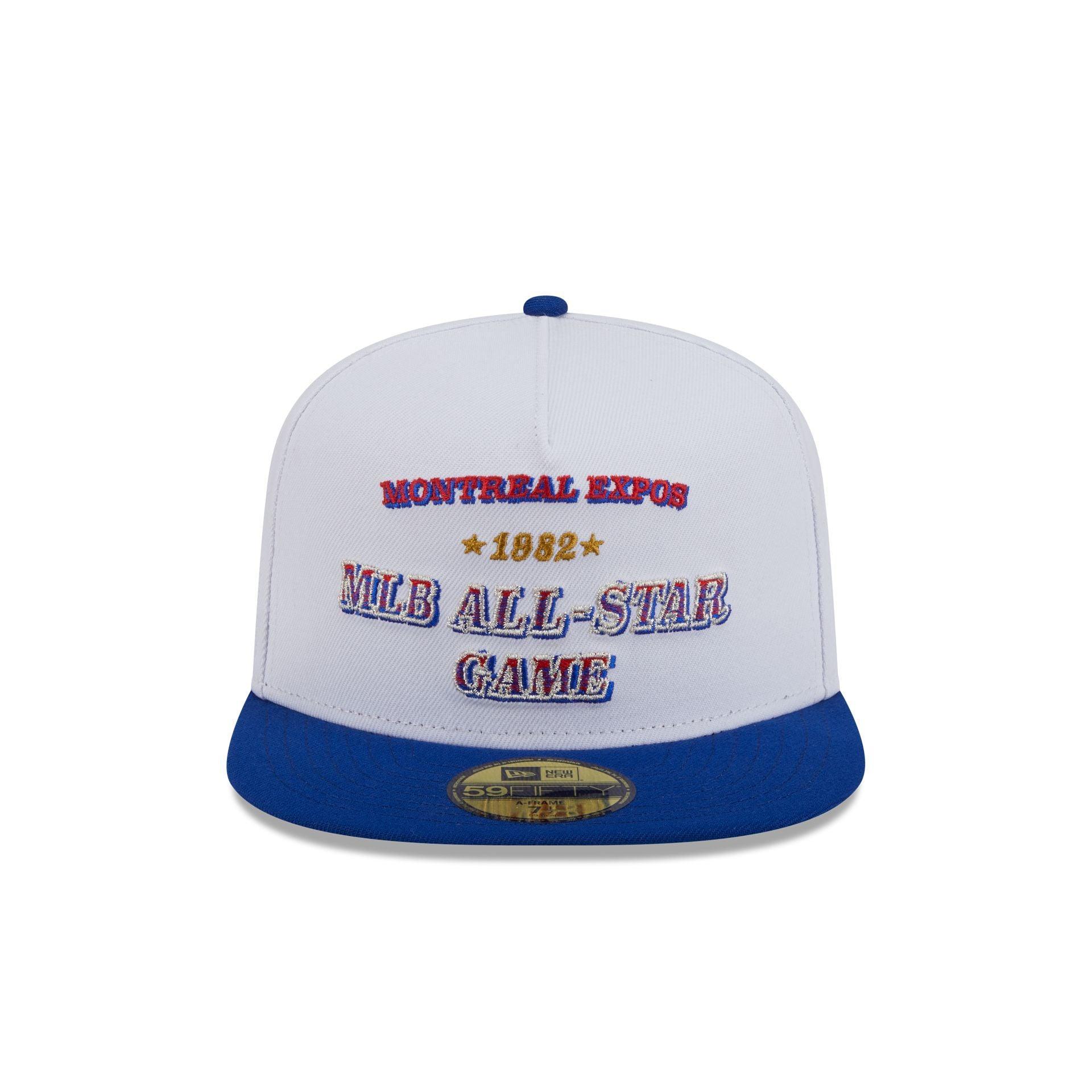 Montreal Expos Summer Derby White 59FIFTY A-Frame Fitted Hat Male Product Image
