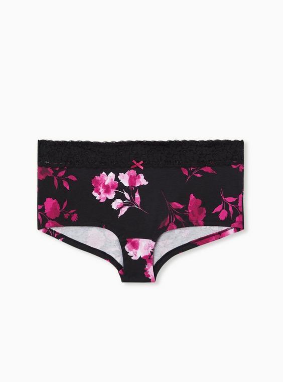 Cotton Mid-Rise Boyshort Panty Product Image