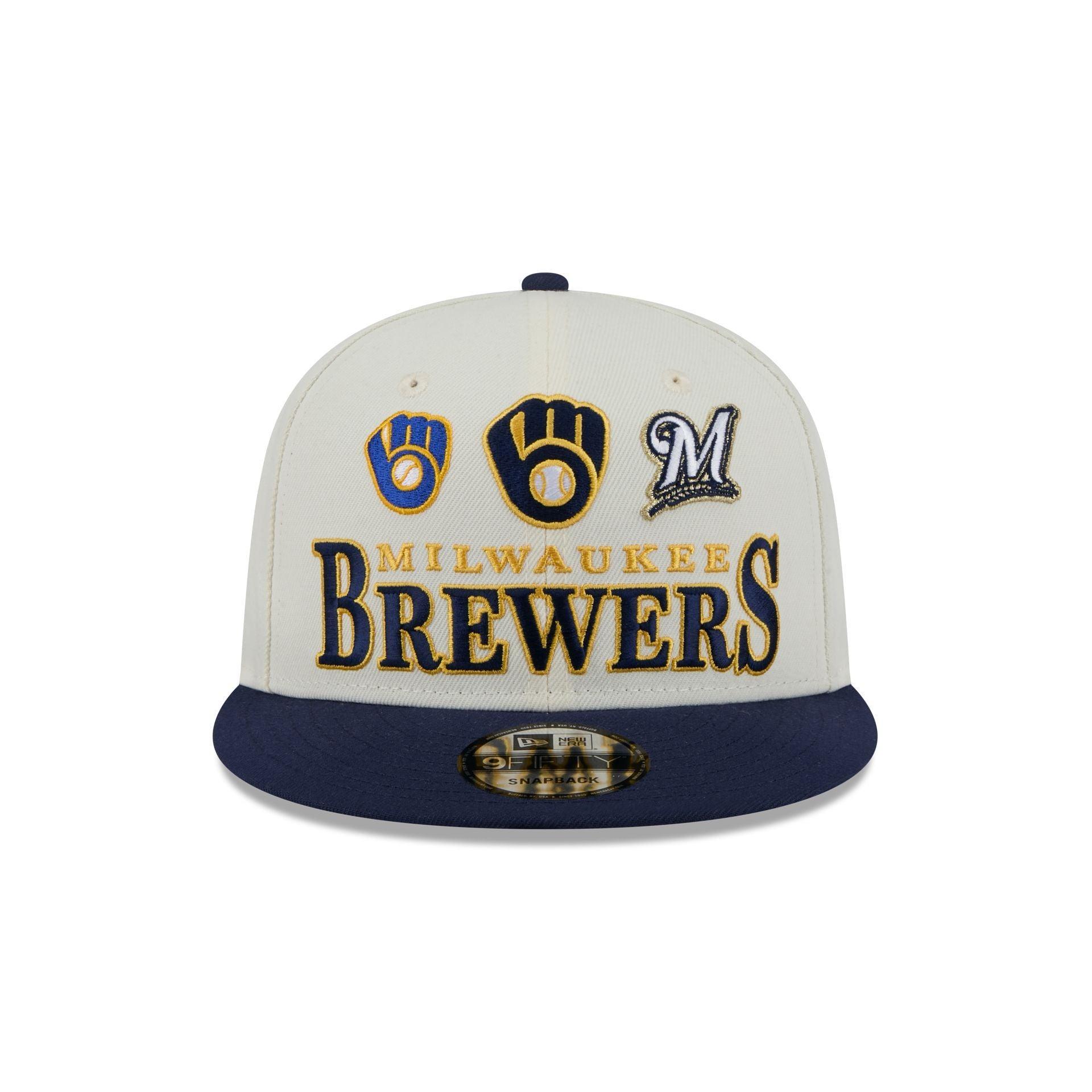 Milwaukee Brewers Archive 9FIFTY Snapback Hat Male Product Image