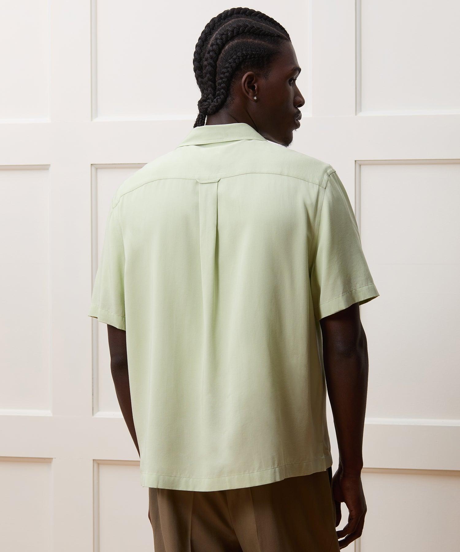 Cropped Rayon Capri Shirt Product Image