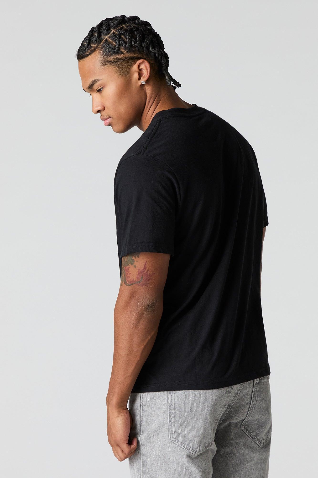 Solid Crewneck T-Shirt Male Product Image
