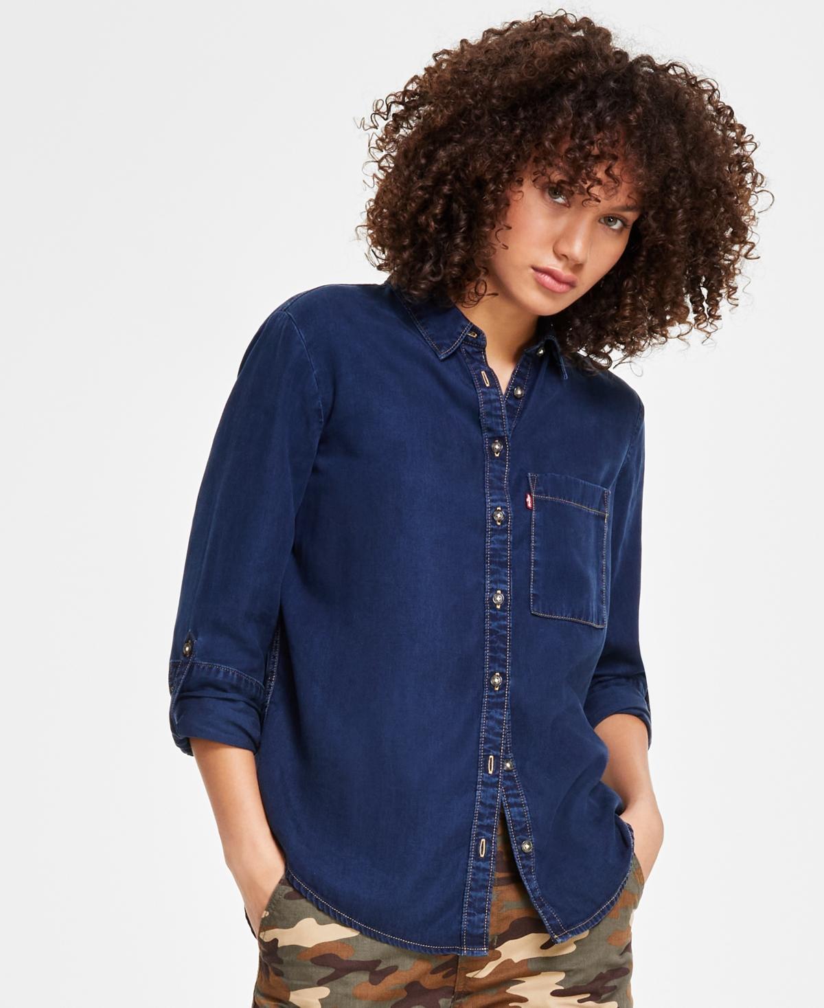 Women's Levi's® Darlene Utility Shirt, Size: Medium, Take It Again Product Image