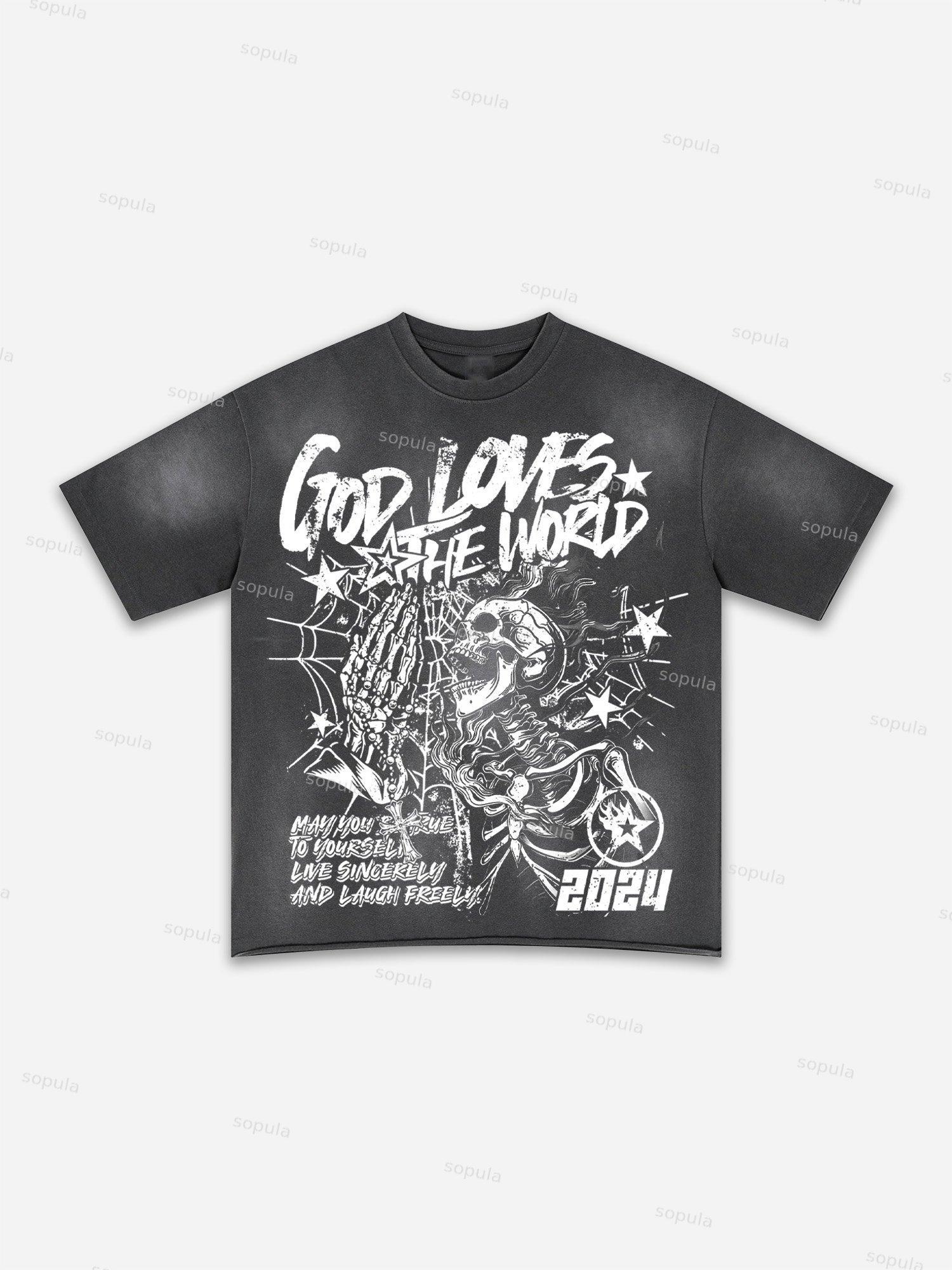 Coors Banquet Rodeo Print Washed T-shirt Product Image