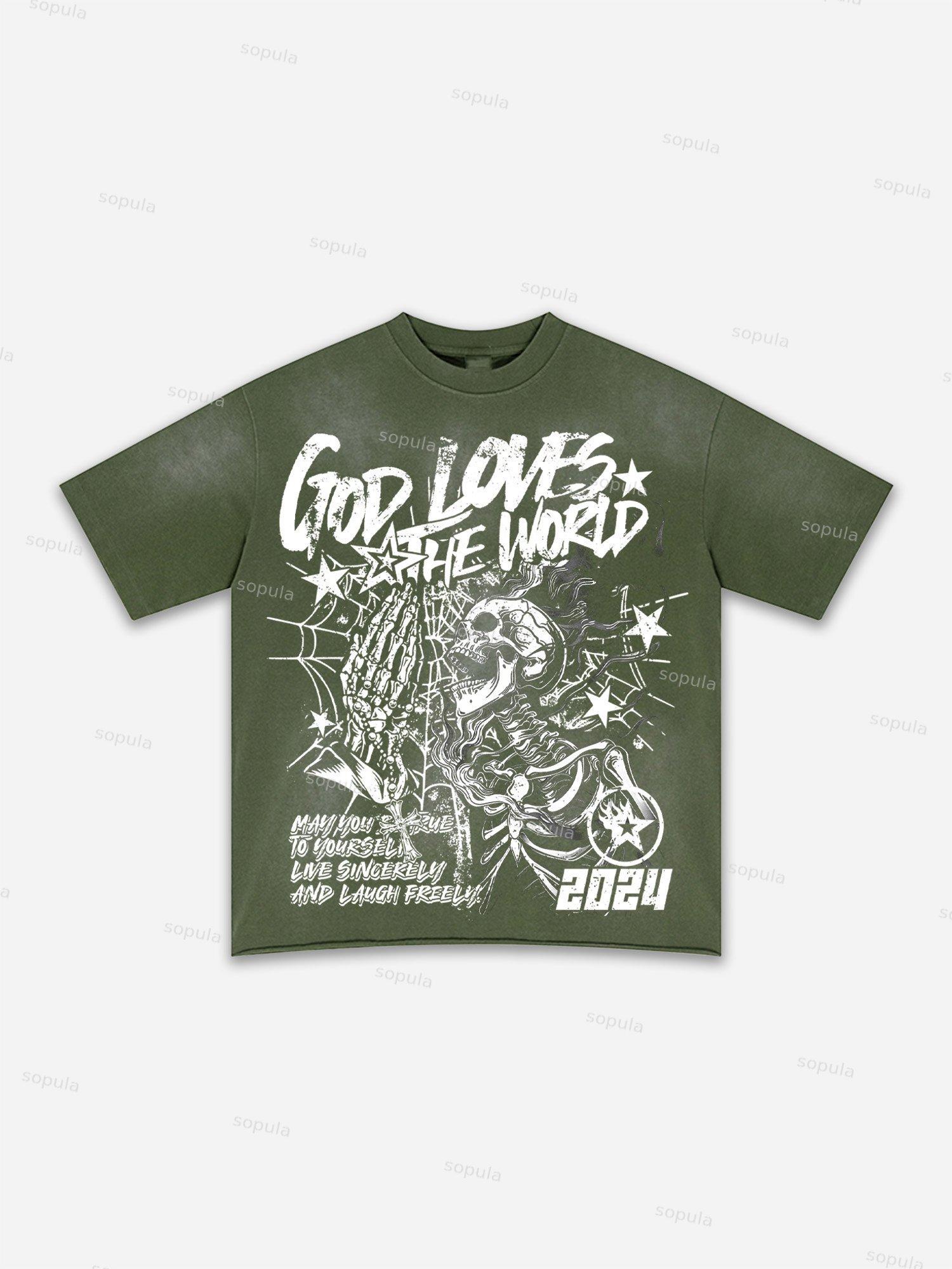 Coors Banquet Rodeo Print Washed T-shirt Product Image