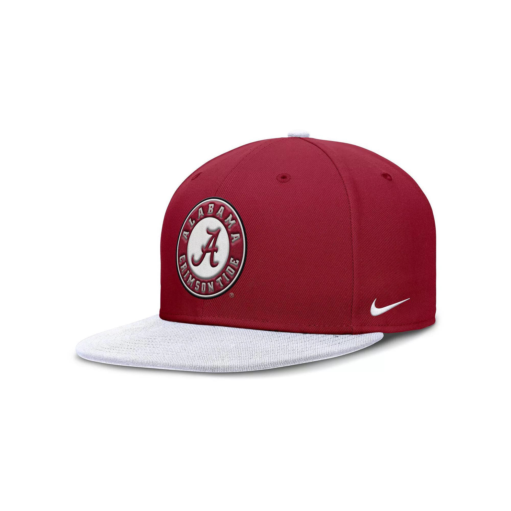 Men's Nike Crimson/White Alabama Crimson Tide Two-Tone Primetime Performance Fitted Hat, Size: 7 1/4, Red Product Image