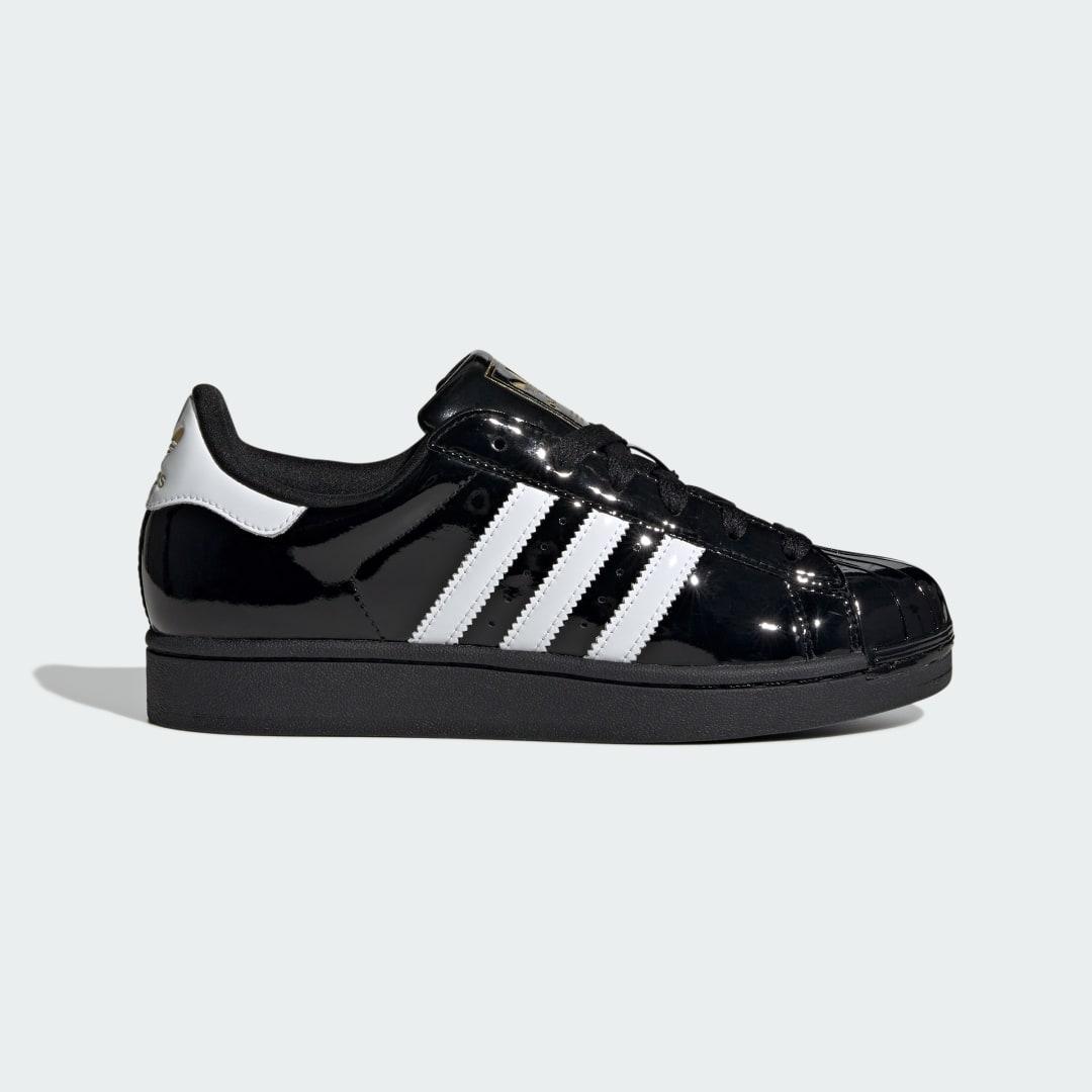 Womens adidas Superstar II Athletic Shoe - Preloved / Core Black / Off White Product Image