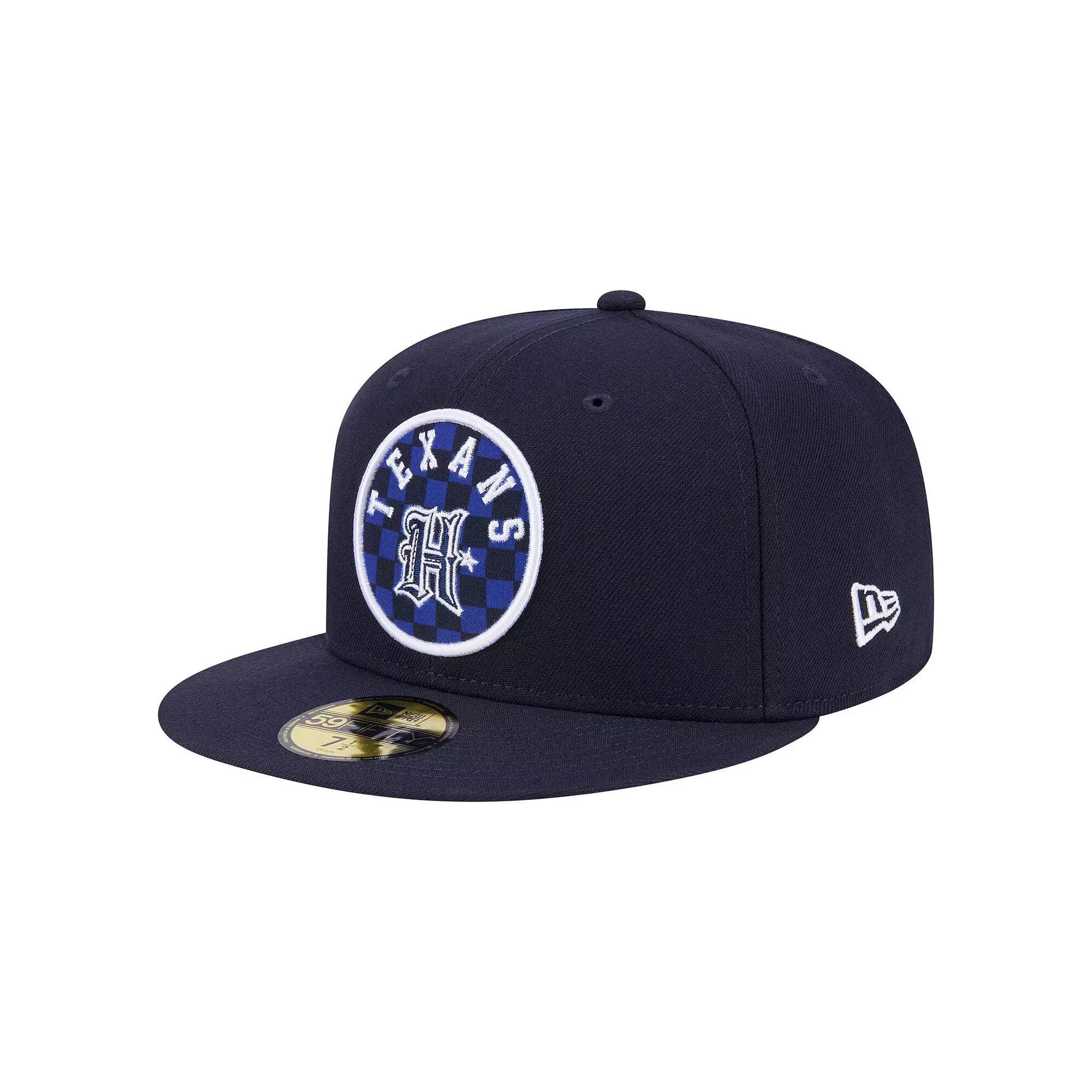 Men's New Era Royal Indianapolis Colts Checkered 59FIFTY Fitted Hat, Size: 7 3/8, Blue Product Image