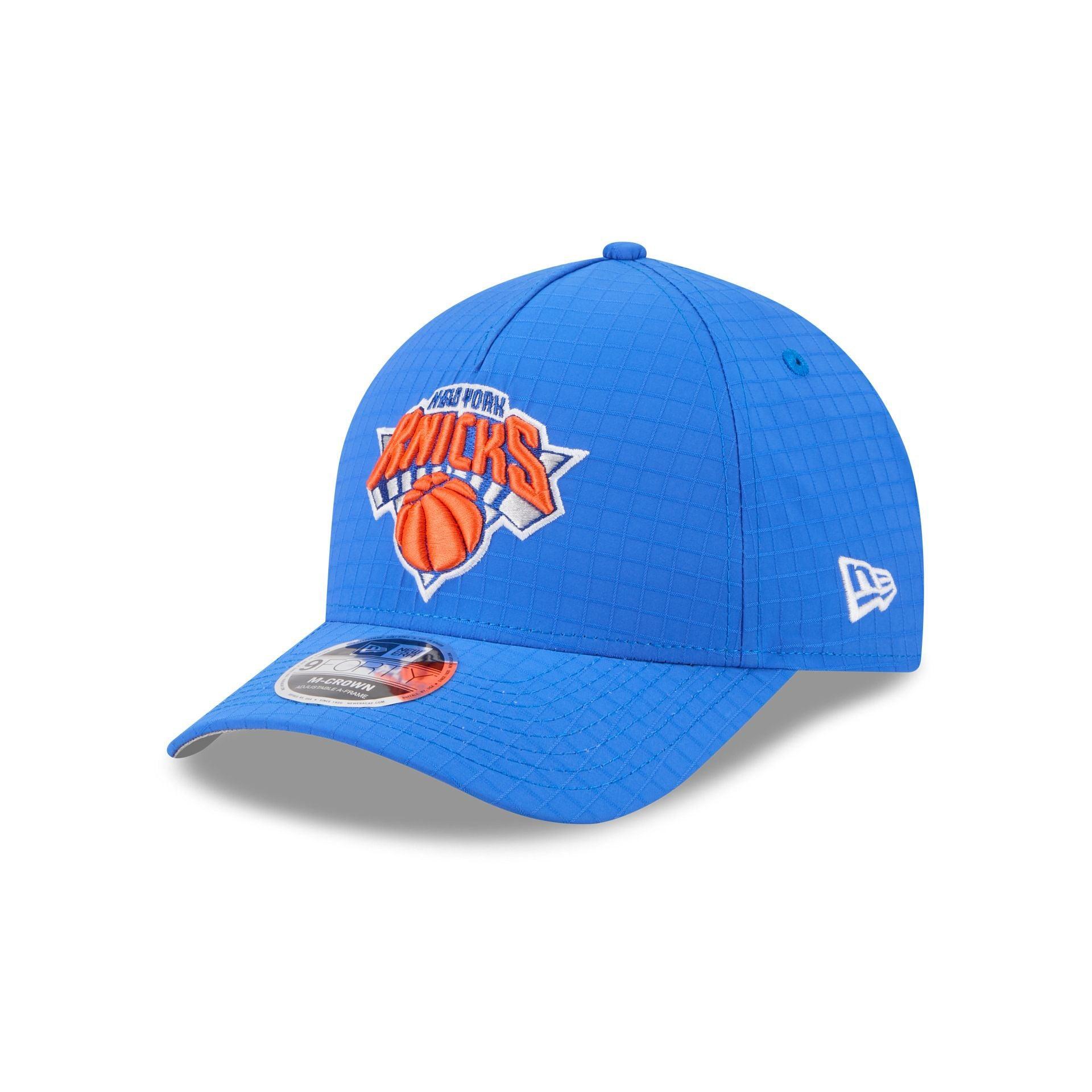 New York Knicks Ripstop 9FORTY M-Crown A-Frame Snapback Hat Male Product Image