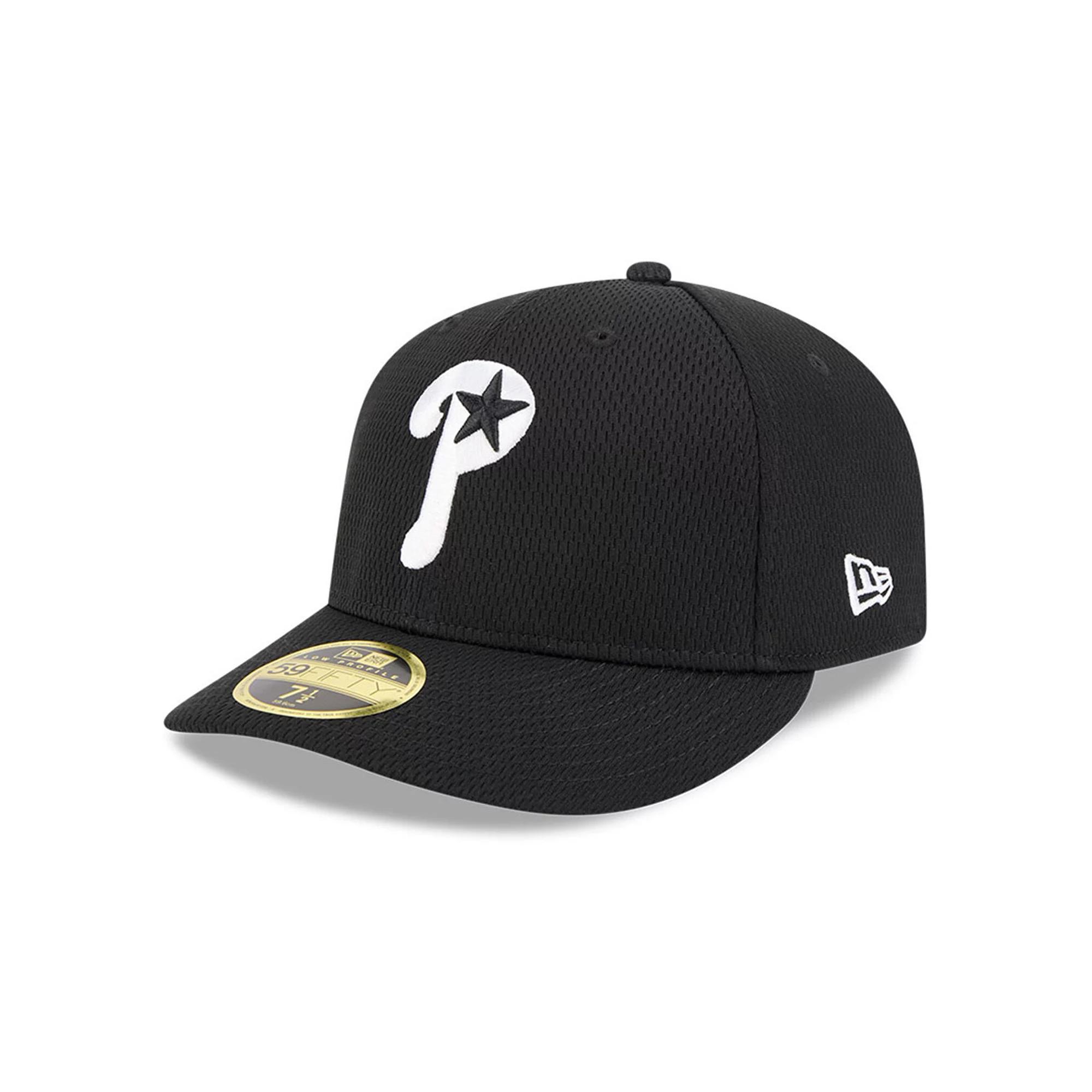 Men's New Era Black Philadelphia Phillies 2025 MLB Clubhouse Low Profile 59FIFTY Fitted Hat, Size: 7 1/8 Product Image