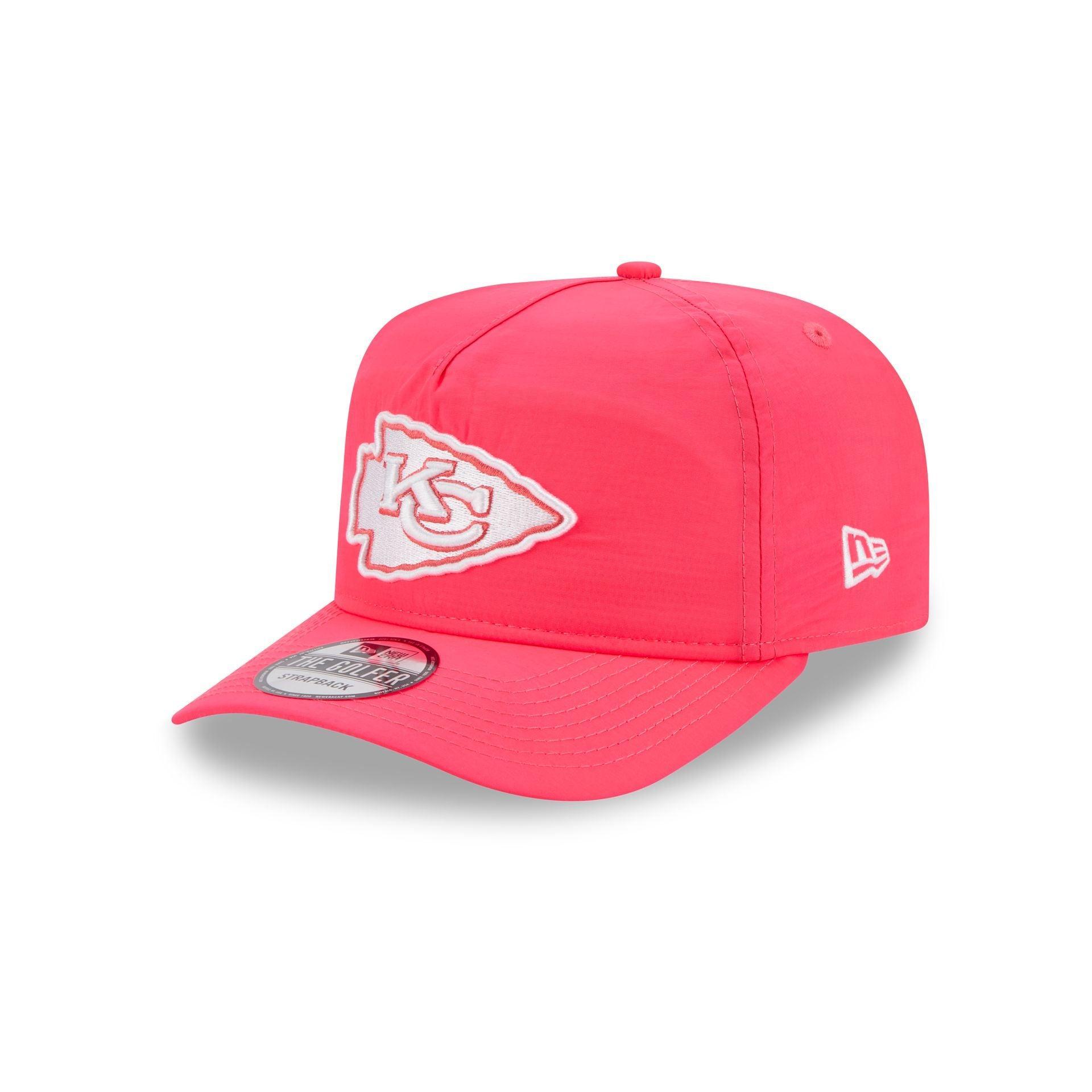 Kansas City Chiefs Everyday Nylon Pink Golfer Hat Male Product Image