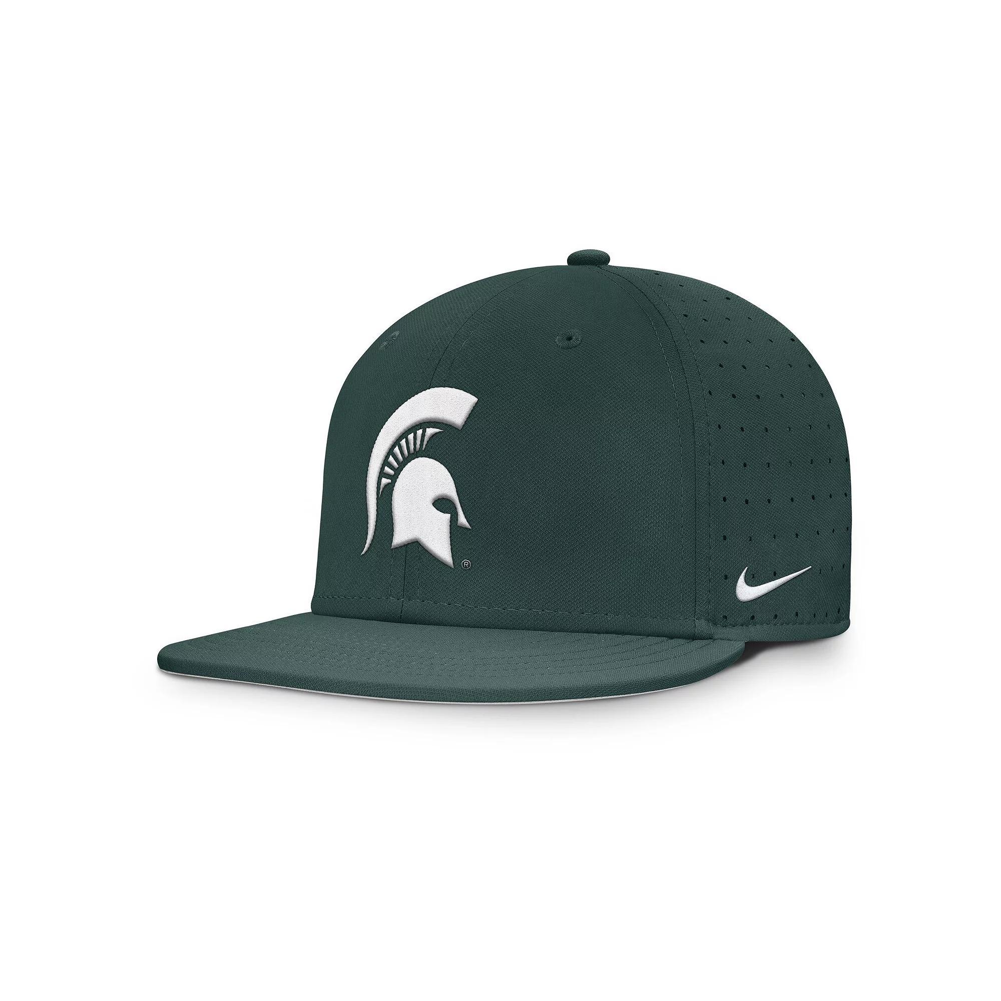 Michigan State Spartans Dugout True Men’s Nike Dri-FIT College Fitted Hat Product Image