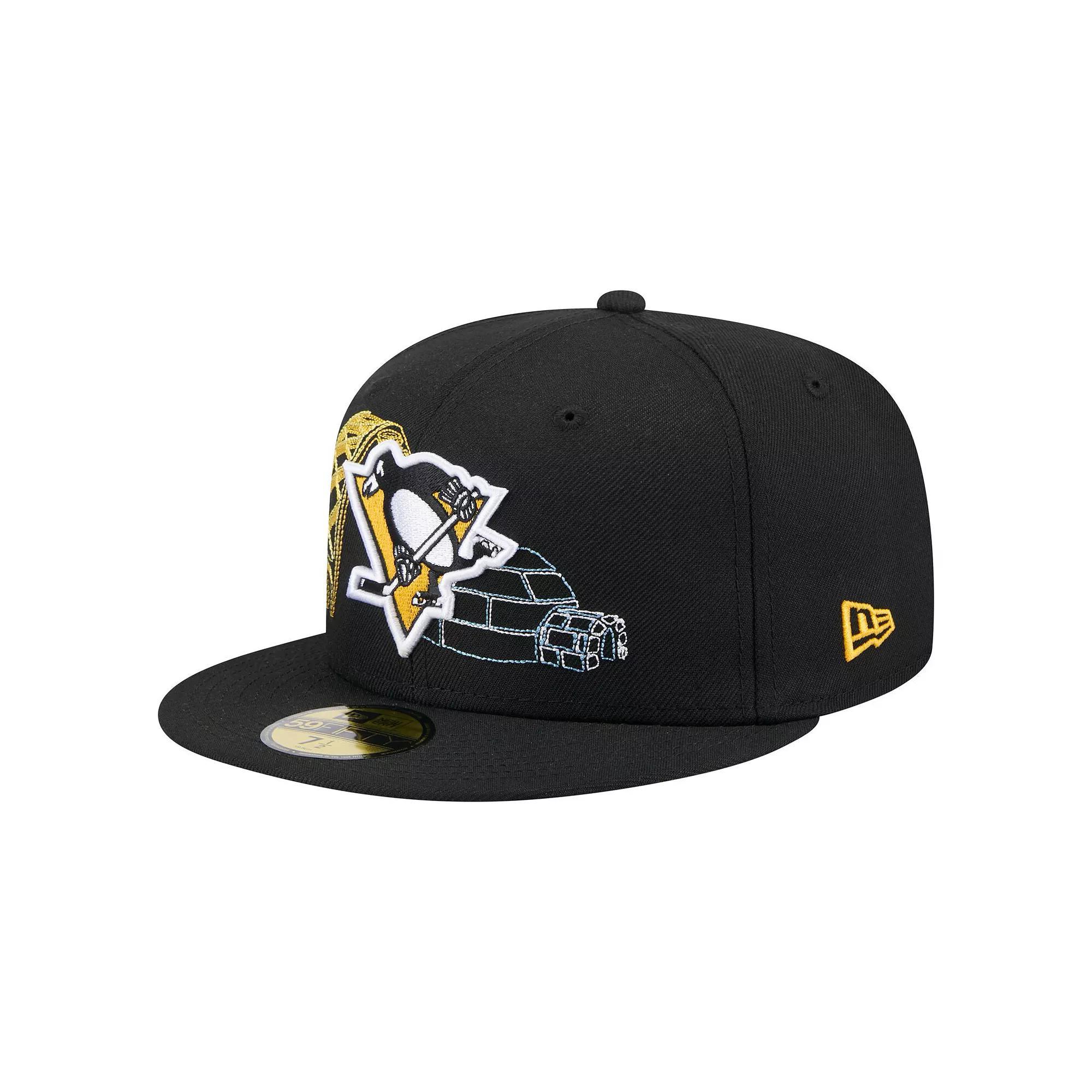 Men's New Era Black New Jersey Devils State Stitch 59FIFTY Fitted Hat, Size: 7, Nhl Black Product Image