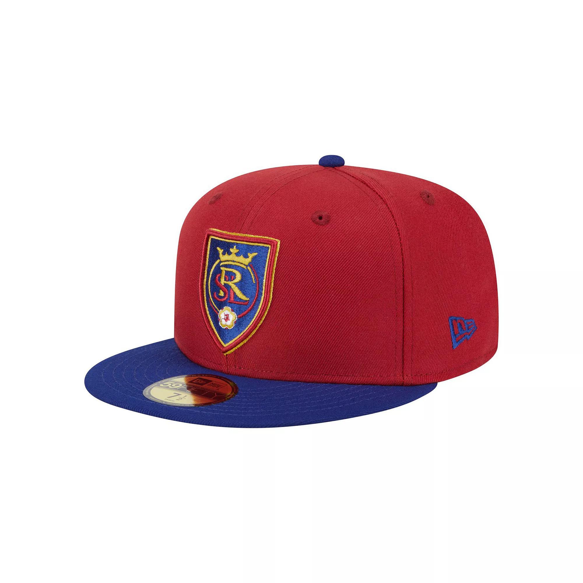 Men's New Era  Red Real Salt Lake 2025 Kickoff 59FIFTY Fitted Hat, Size: 7 1/4, Slt Red Product Image