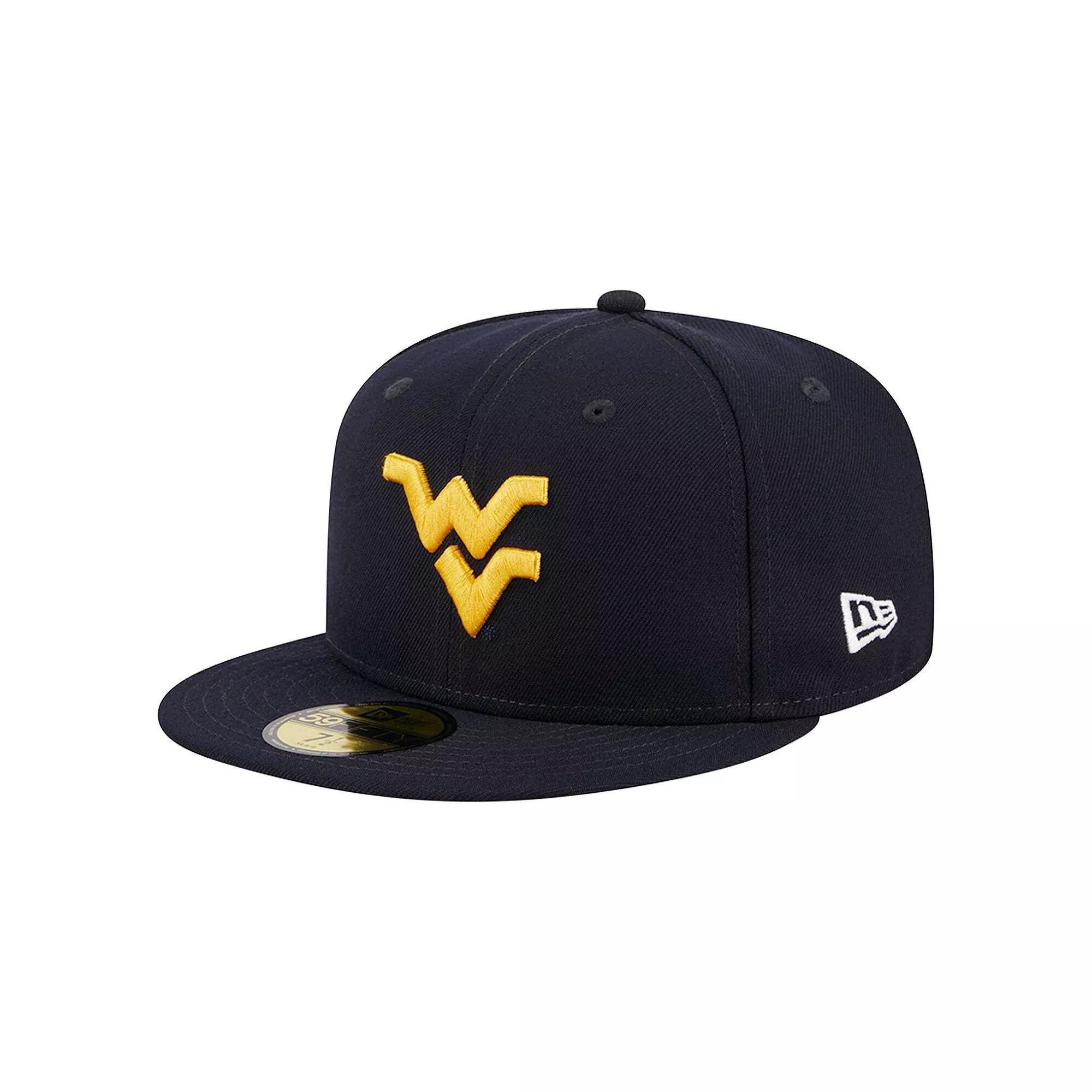 Men's New Era Navy Seattle Mariners Overlap 59FIFTY Fitted Hat, Size: 7 1/2, Blue Product Image