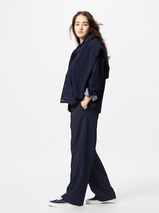 Womens Pleated Wide Pants 2XS UNIQLO US Product Image