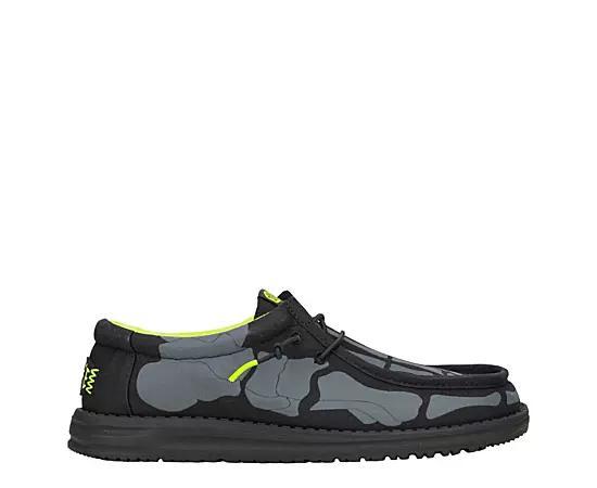 Heydude Mens Wally Skeleton Feet Slip On Sneaker Product Image