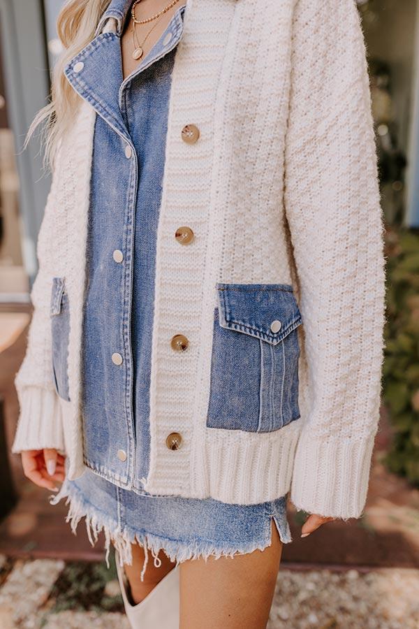 Cue The Cozy Knit Jacket Product Image