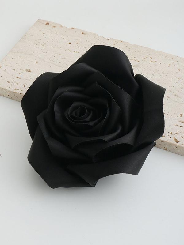 Flower Shape Solid Color Brooch Accessories Product Image