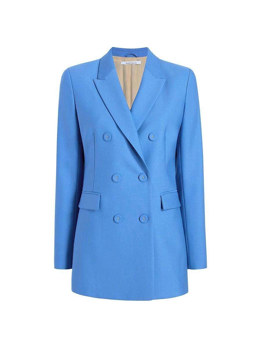 Merino Wool Blazer Jacket Product Image