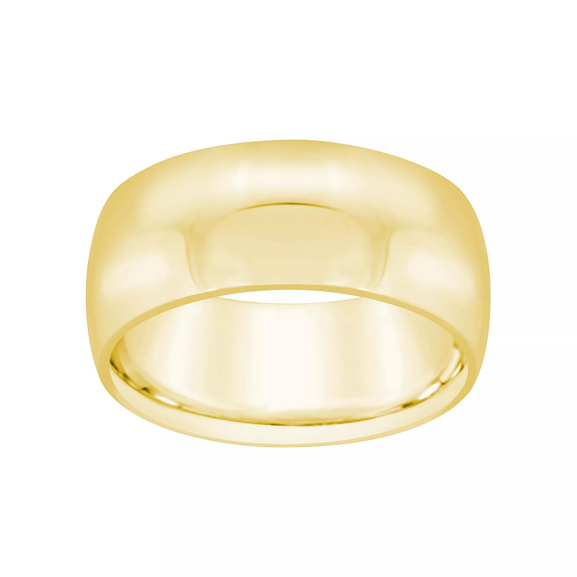 Alyson Layne 8 mm Half Round Comfort Fit Wedding Band, Women's, Size: 6.50, 10k Gold Product Image