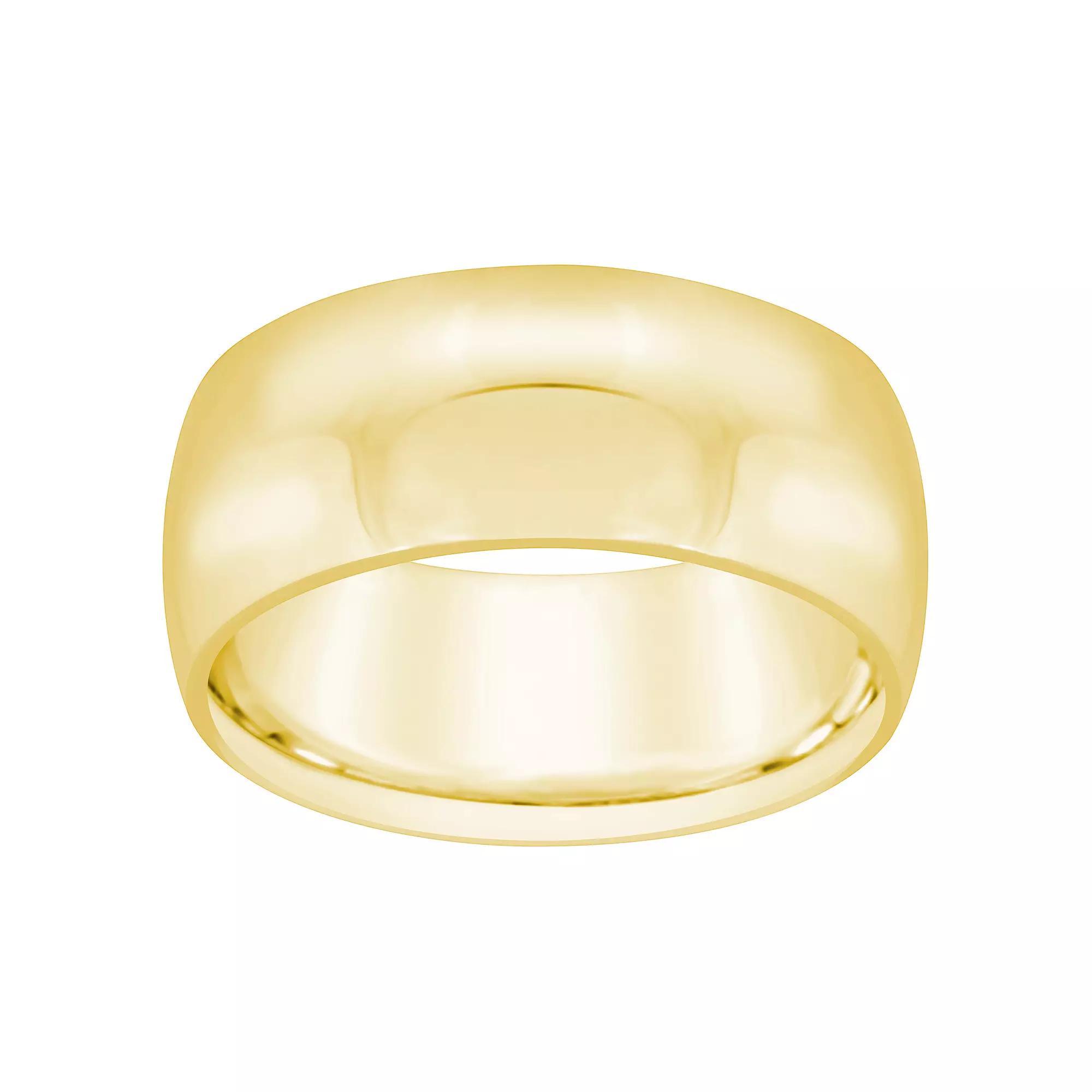 Alyson Layne 8 mm Half Round Comfort Fit Wedding Band, Women's, Size: 6.50, 10k Gold Product Image