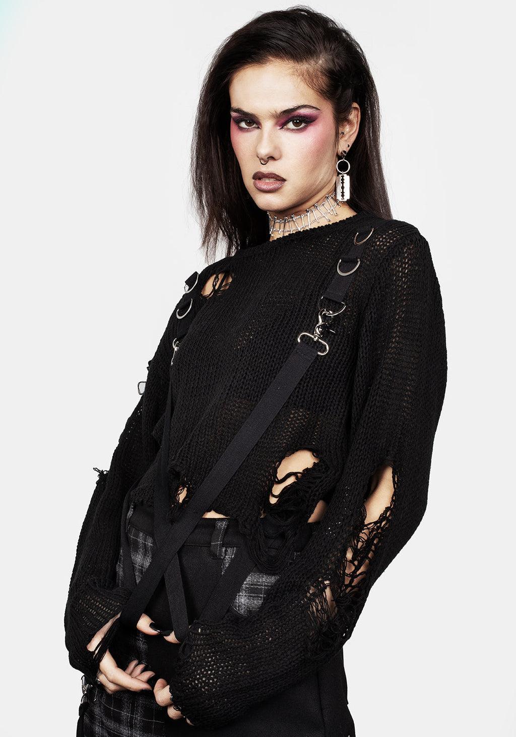 Rebellion Hardware Bondage Sweater Product Image