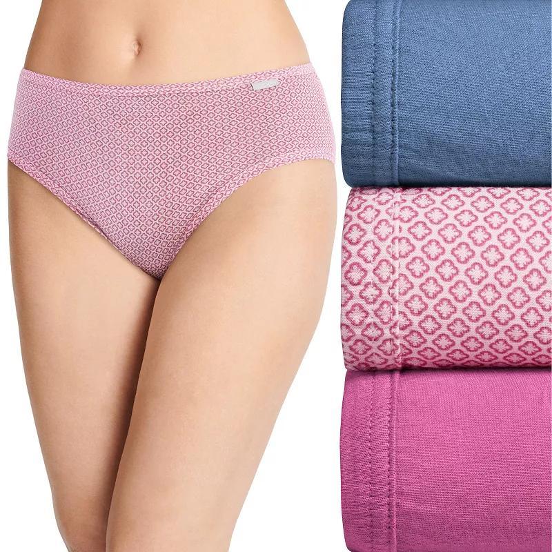 Women's Jockey® Elance 3-Pack Hipster Panty Set 1488, Size: 6, Pretty Meadow Team Product Image