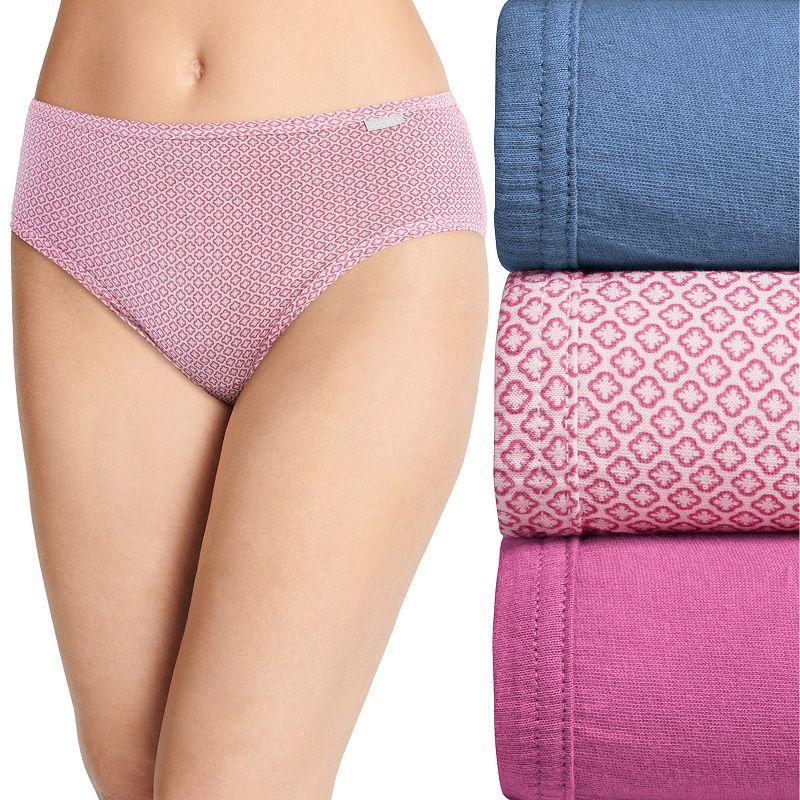 Women's Jockey® Elance 3-Pack Hipster Panty Set 1488, Size: 6, Pretty Meadow Team Product Image