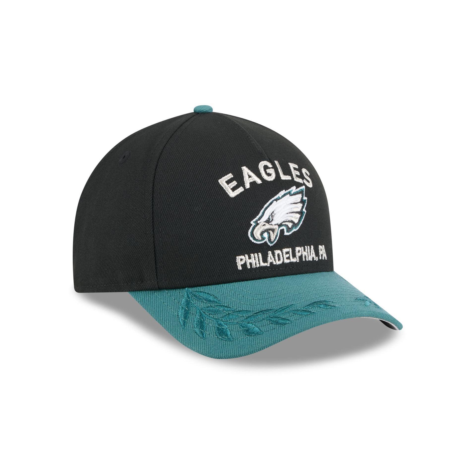 Philadelphia Eagles 2025 Draft 9FORTY M-Crown A-Frame Snapback Hat Male Product Image