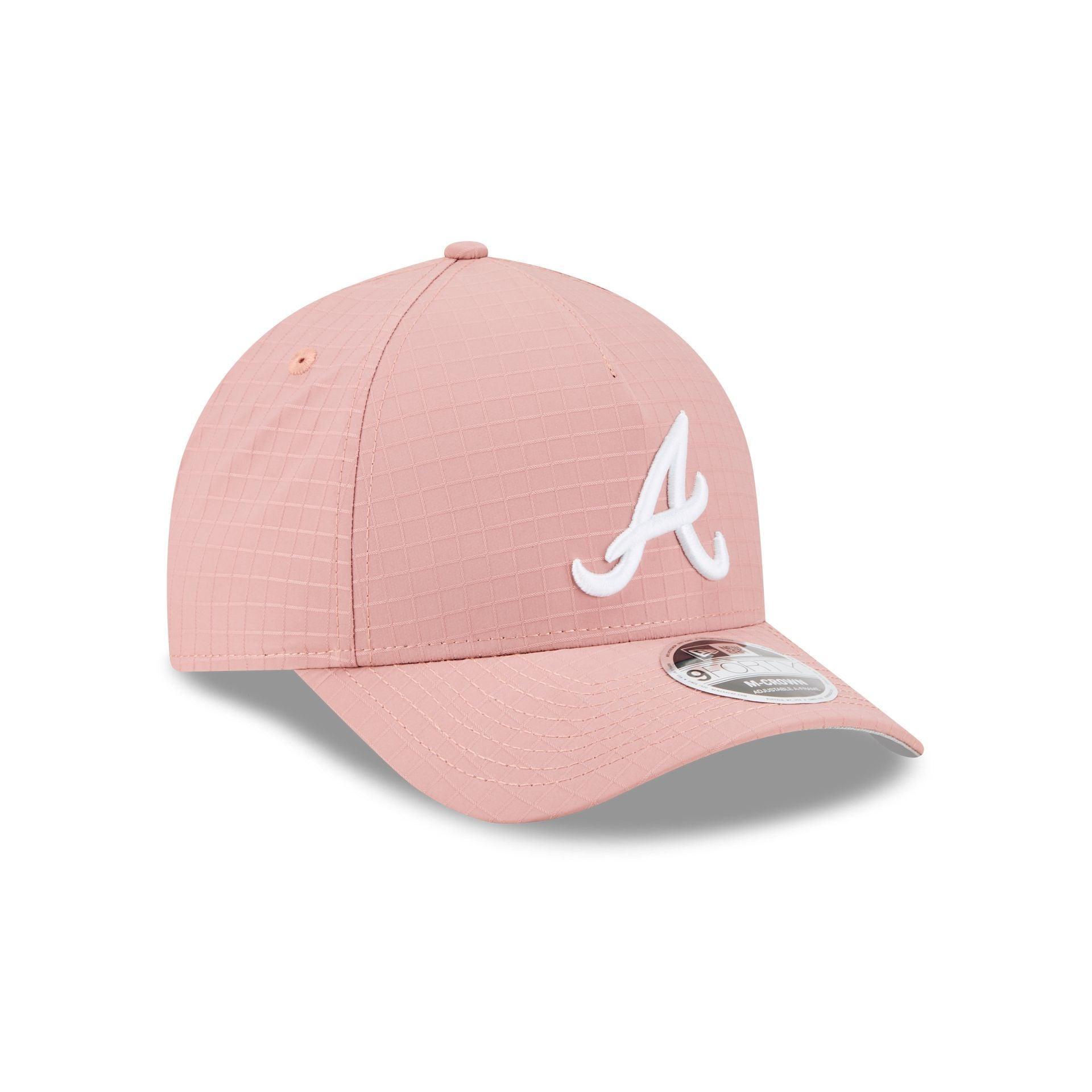Boston Red Sox Pink Ripstop 9FORTY M-Crown A-Frame Snapback Hat Male Product Image