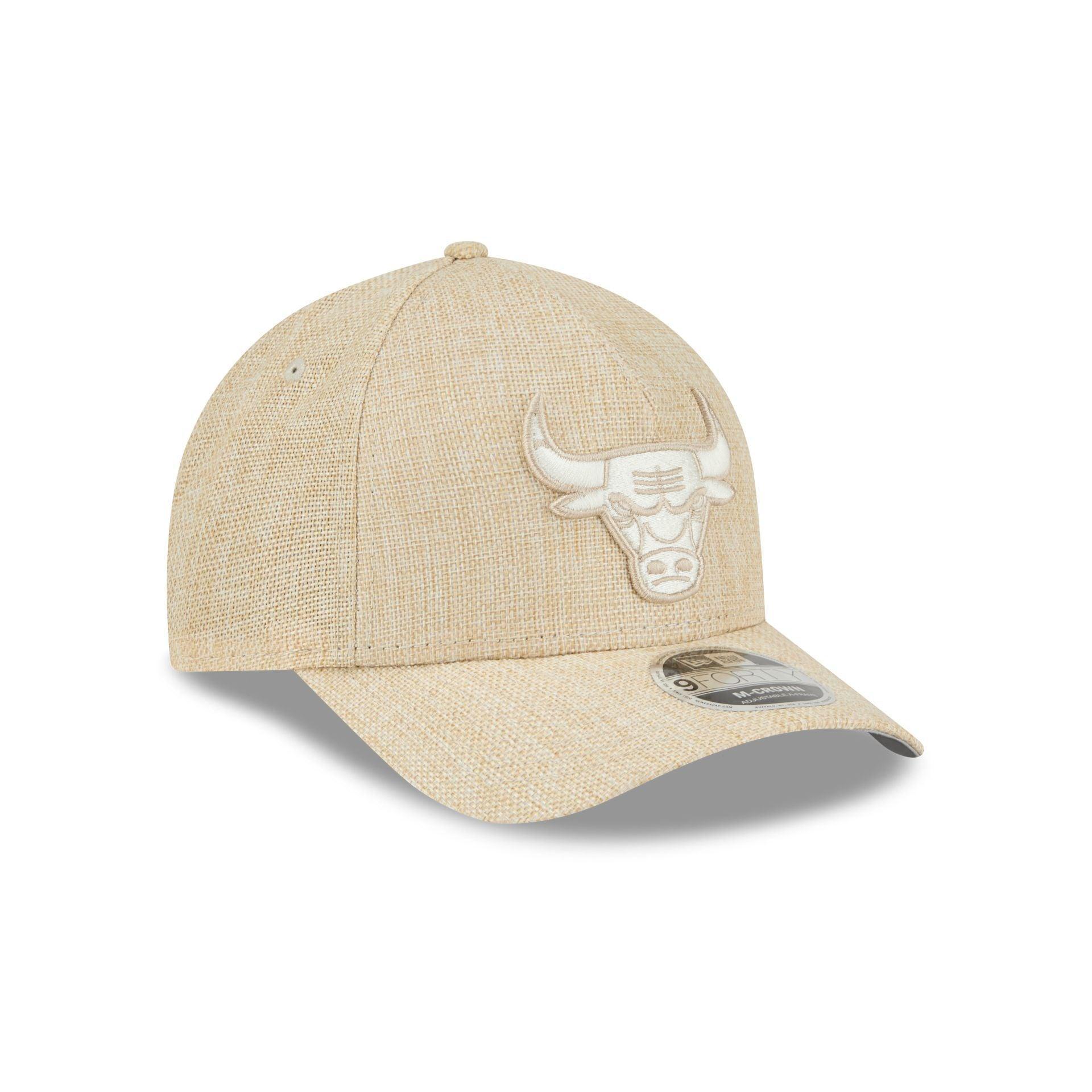 Chicago Bulls Cotton Weave Stone 9FORTY M-Crown A-Frame Snapback Hat Male Product Image