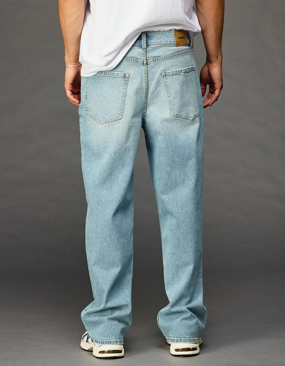 RSQ Mens Loose Fit Jeans - Dark Wash Product Image