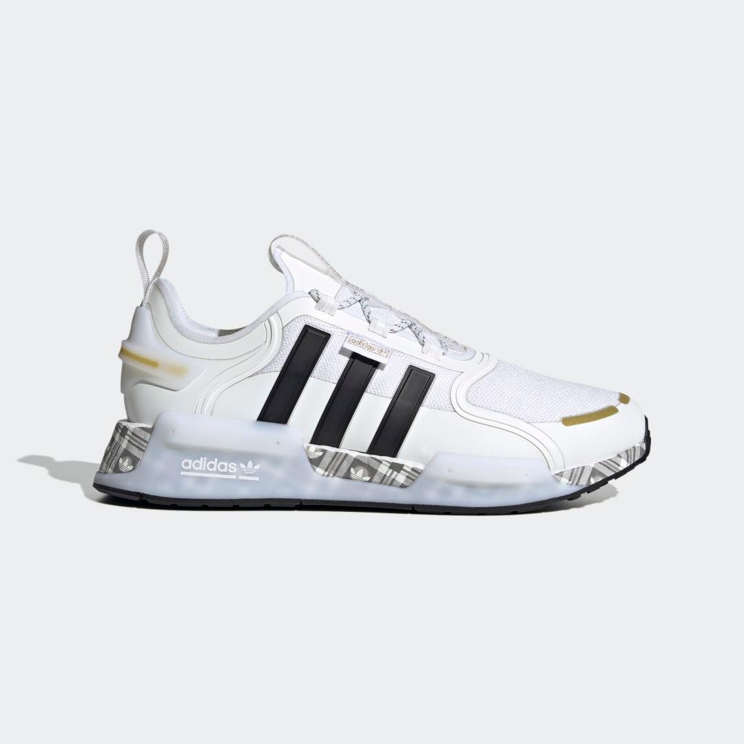 adidas Originals Mens NMD_V3 - Running Shoes Solar Green/Core Black/Carbon Product Image