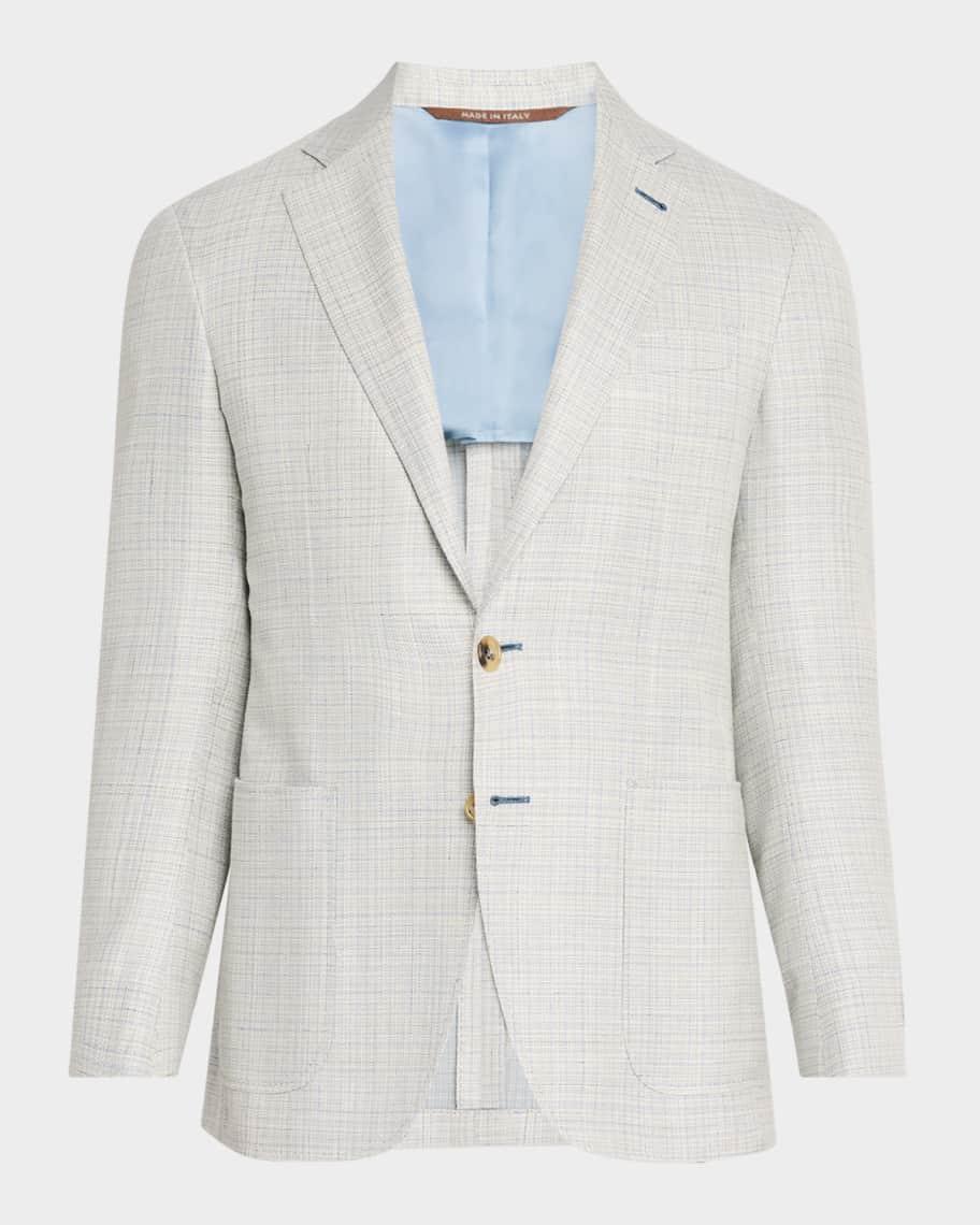 Mens Wool-Blend Tic Suit Product Image