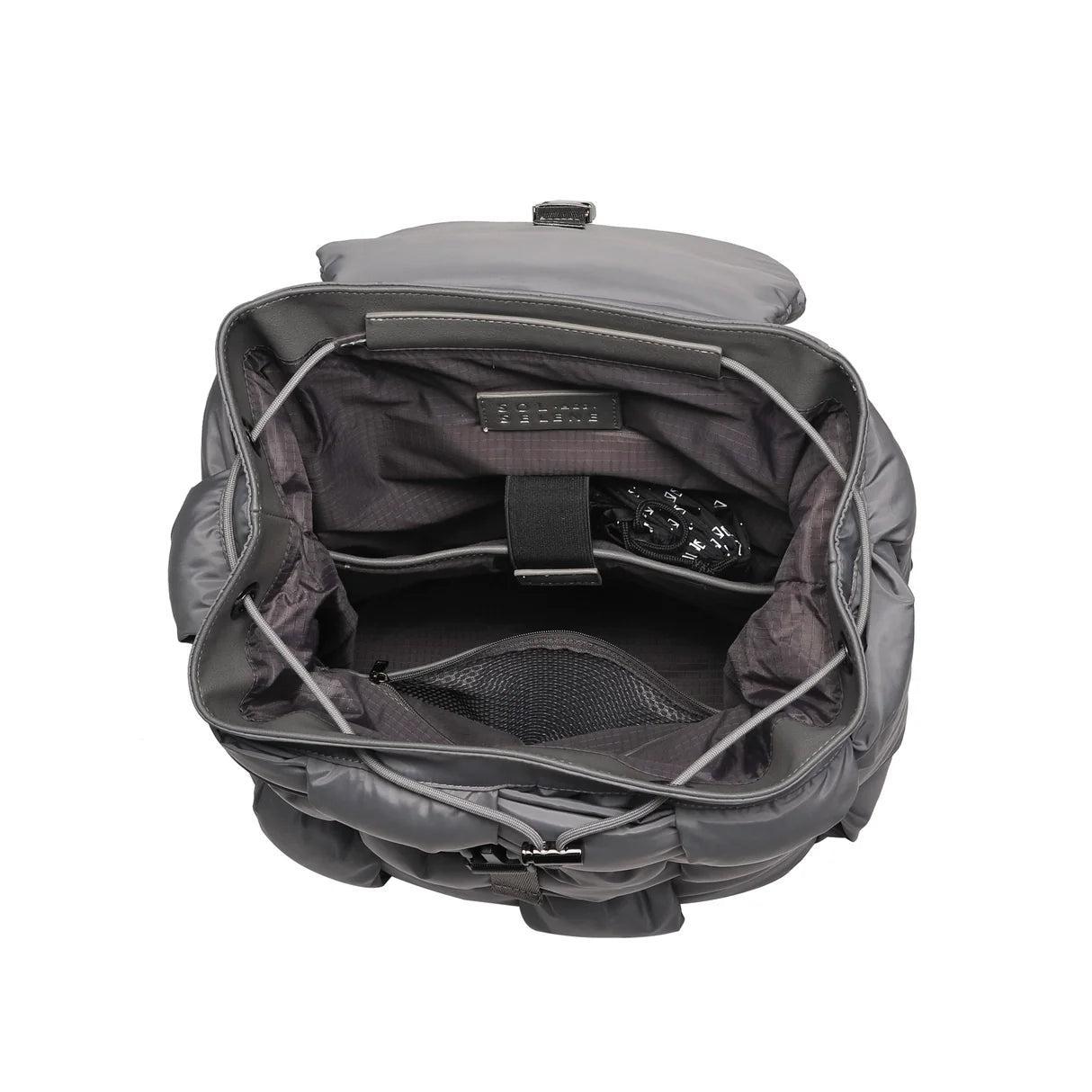 Quilted Woven Nylon Backpack Product Image
