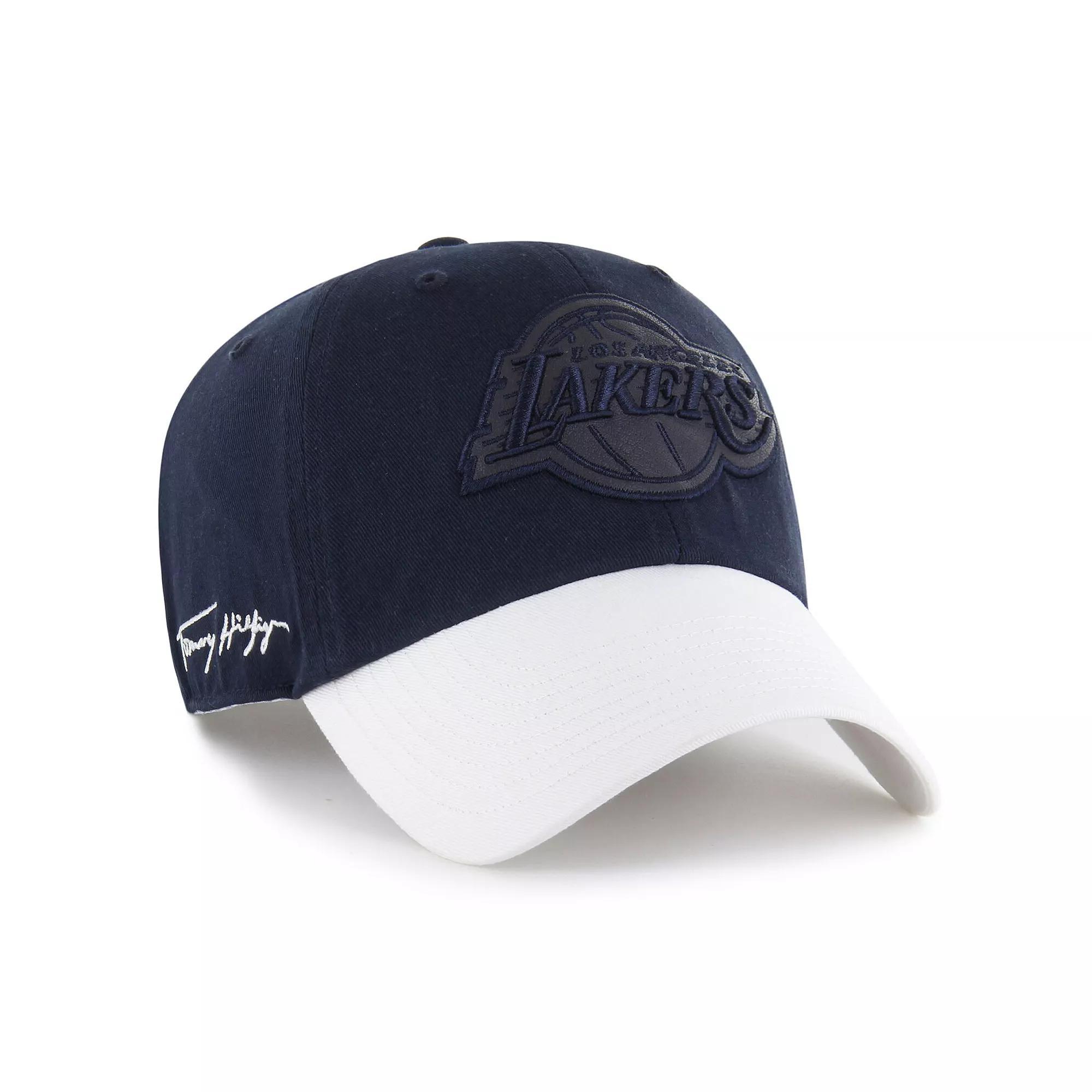 Men's '47 x Tommy Hilfiger Navy/White Los Angeles Lakers Courtside Cleanup Adjustable Hat, Blue Product Image