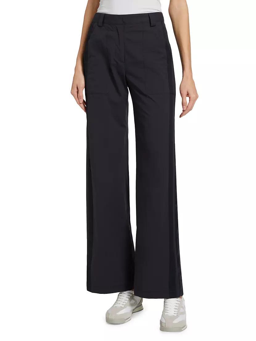 Izzy Striped Cotton-Blend Pants Product Image