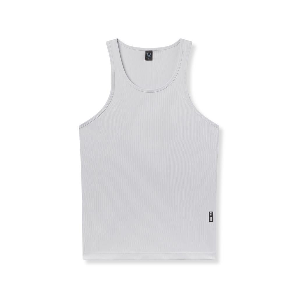 0986. Creora® Tech Ribbed Tank - Ice Blue Product Image