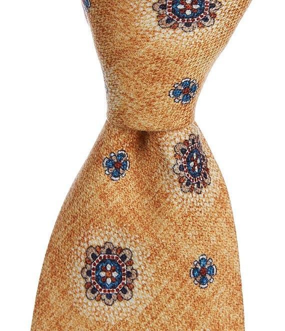 Edward Armah Medallion Burst 3.5#double; Silk Tie Product Image