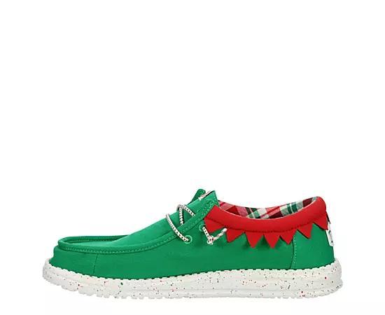 Heydude Mens Wally Holiday Elf Slip On Sneaker Product Image